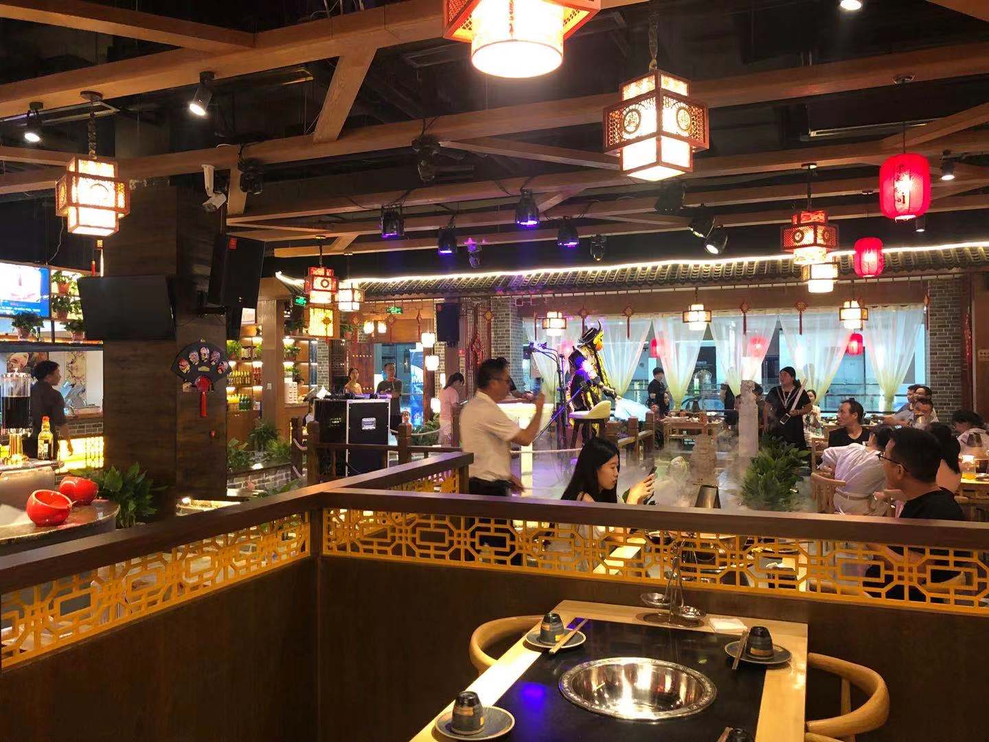 佬家胡同老北京铜锅店面舞台音响灯光项目